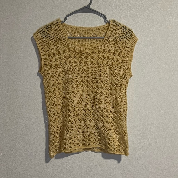 Yellow crochet top - Picture 2 of 5